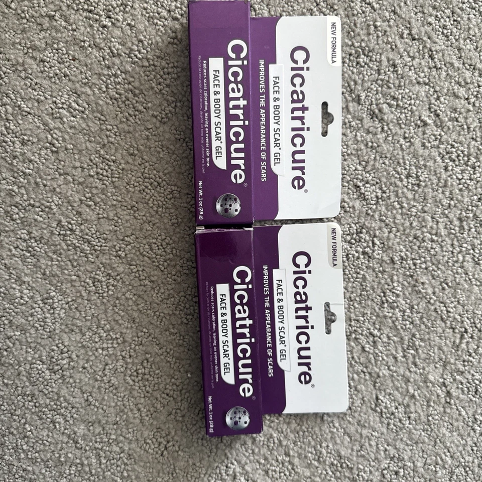 Gel para cicatrices faciales y corporales Cicatricure, crema reductora de cicatrices, lote de 2 de 1 oz Foto 1 de 1
