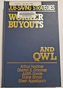 Job-Saving Strategies : Worker Buyouts and QWL by Goode/Hochner 1988 Ex Libris - Imagen 1 de 12