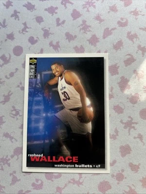  1995-96 Collector's Choice #239 Rasheed Wallace RC - Image 1 of 2