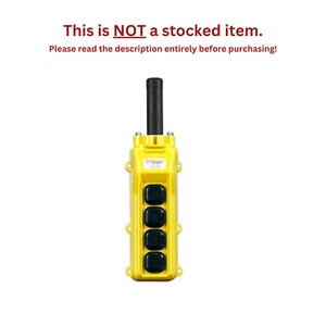 CONDUCTIX 80 SERIES - 4-BUTTON PENDANT, DUAL-SPEED SWITCHES - Picture 1 of 4