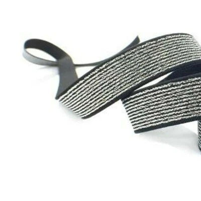 Glitter Fascia Elastica Elasticizzato Nastro Fai Cucito Decorazioni Costume - Immagine 1 di 4