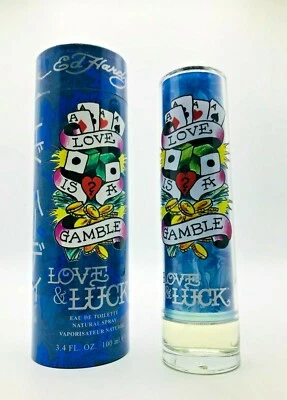 ED Hardy Love & Luck por Christian Audigier Hombres Colonia Spray 3.4 OZ Nuevo En Caja Foto 1 de 4