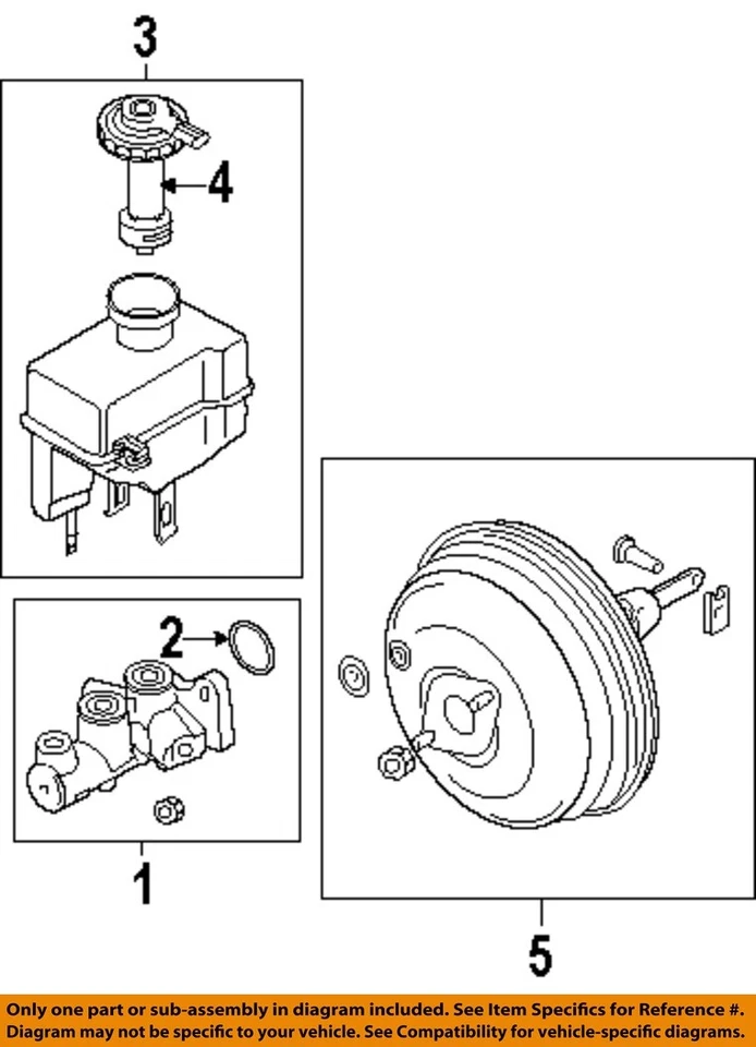 Used Brake Master Cylinder fits: 2006 Land rover Lr3  Grade A - Image 1 of 2