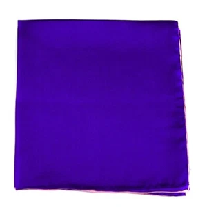 100% Silk Solid 14" - 14" Pocket Squares for Business, Weddings & Formals - Picture 1 of 1