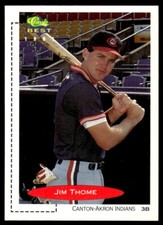 1991 Classic Best Baseball Jim Thome Canton-Akron Indians #195 NM-MT