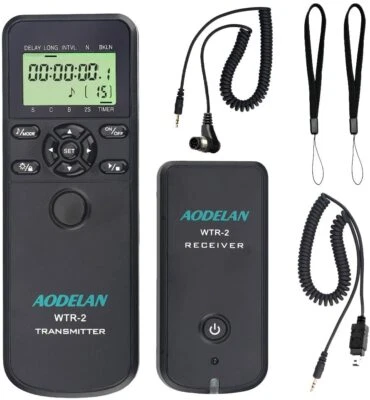 Wireless Intervalometer HDR Remote Control for Nikon D7500 D750 D7200 D6 D5 P950 - Image 1 of 4