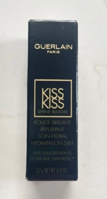 Guerlain Kiss Kiss Shine Bloom Lip Colour # 729 Daisy Red 3.2g 0.11 Oz NIB - Image 1 of 3
