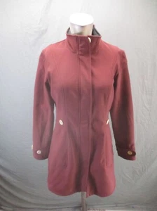 MERRELL AEROBLOCK Size M Womens Red Full Zip Stand Collar Softshell Coat 841 - Picture 1 of 13