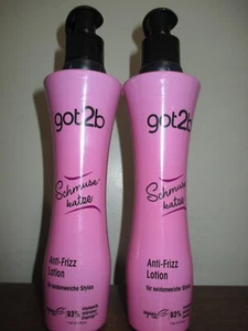 2x Schwarzkopf Got2b anti frizz Lotion 6.8 Oz (200 ml) - Picture 1 of 1