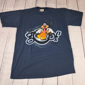 Disney The Goof T Shirt Men's Small Short Sleeve Navy Regular Fit 100% Cotton - Picture 1 of 8