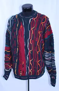 Coogi Hombre De Colección Suéter Pulóver M Lana Australia Biggie Bill Cosby Hip-Hop 3D Años 90 - Imagen 1 de 12