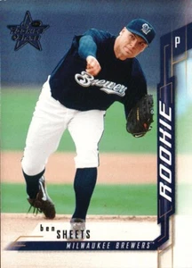 2001 Donruss Leaf Rookies & Stars #158 - Ben Sheets - Milwaukee Brewers 01-100 - Picture 1 of 2