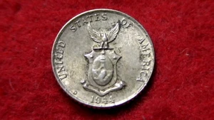 1944-D Philippines 🇵🇭 • 10 Centavos  .75 SILVER; KM#181 - Picture 1 of 4