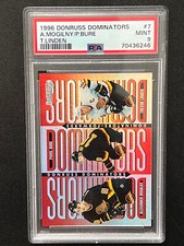 1996 Donruss Dominators Bure Mogilny Linden PSA 9 Pop 1 #/5000 🔥 Canucks