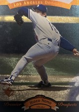 1995 Upper Deck SP Premier Prospects Hideo Nomo Rookie Card Dodgers Die Cut #14 