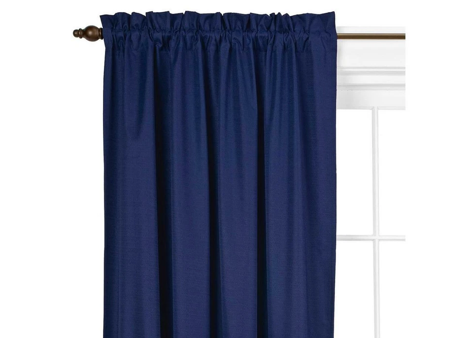 Eclipse Braxton Thermaback Room Darkening Single panel Blue 42" x 84" Unused - Image 1 of 4