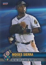 2017 New Orleans Baby Cakes Moises Sierra RC Rookie Miami Marlins