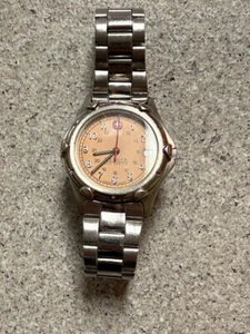 SWISS WENGER 095.0695 MEN'S TAN/BROWN DIAL WATCH (35MM) - Picture 1 of 6