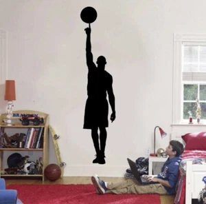 Basketball Player Decal Wall Decal Sticker Sports Theme Gift Free Shipping Sale - Picture 1 of 3
