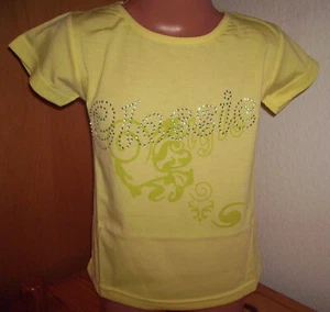 Mädchen Shirt gelb und Glitzer Gr. 98 ~K1~ - Bild 1 von 2