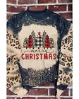 Azura Exchange Merry Christmas Leopard Sleeve Sweatshirt - L