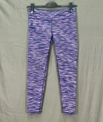 GAP FIT Púrpura/Azul Marino TEJIDO ELÁSTICO Tobillo PULL-ON GIMNASIO ACTIVO YOGA Leggings Talla M Foto 1 de 4