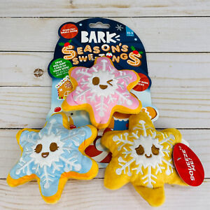 Bark Seasons Sweetings Flake N’ Bake Cookies - Squeeze Toy For Small Dogs