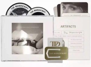Taylor Swift The Tortured Poets Department Collectors Deluxe CD + The Manuscript - Imagen 1 de 1
