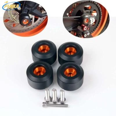 4Pcs Front&Rear Fork Wheels Frame Slider Crash Protectors For KTM DUKE 200/390 - Изображение 1 из 4