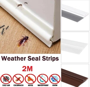 Weather Seal Window Silicone Sealing Strip Door Garage Stripping Tape For Door - Picture 1 of 11
