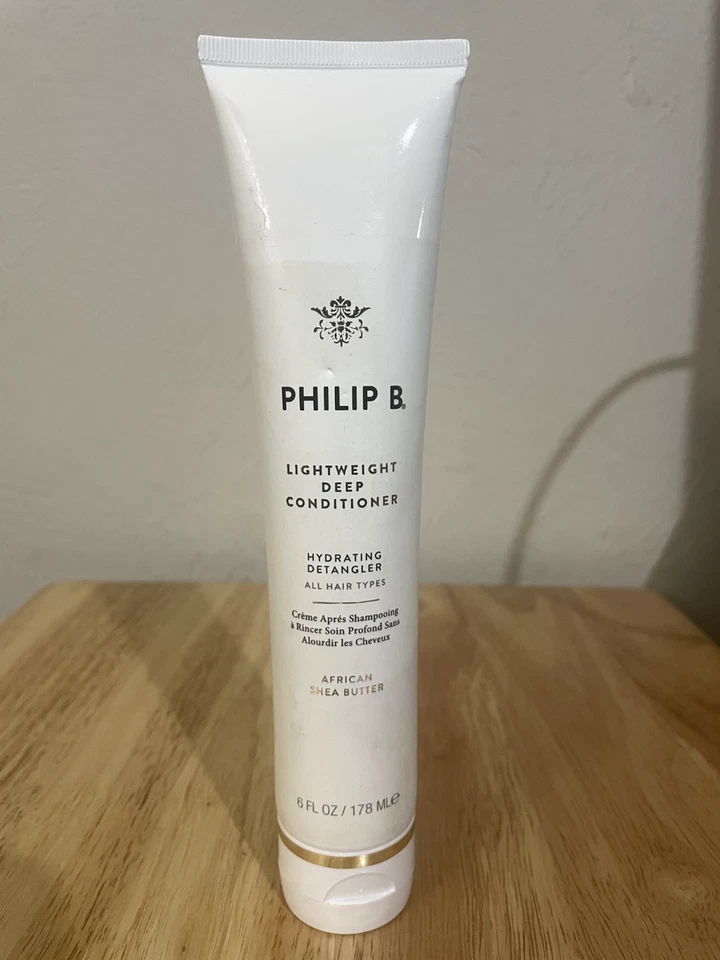 Condicionador profundo leve Philip B 6 oz. Desembaraçador hidratante de manteiga de karité - Imagem 1 de 1