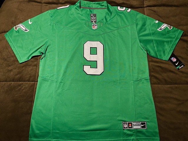 NWT Nick Foles #9 Philadelphia Eagles 2018 Super Bowl LII 52 Game Jersey  Green