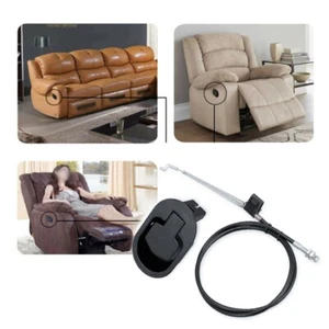 Recliner Handle Chair Sofa Couch Release Metal Pull Recliner Spare Parts 1 Set - Picture 1 of 23