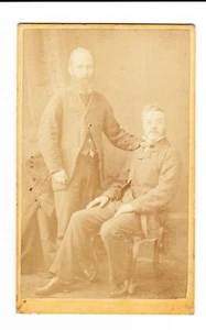 Victorian? CDV Photograph On Card Portrait Of Two Gentlemen Hopwood Stockton - Picture 1 of 2