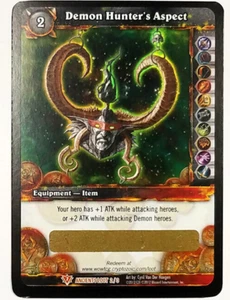 Traje de Demon Hunter's Aspect Tarjeta de Botín World of Warcraft WoW JCC Caja de Juguetes - Imagen 1 de 2