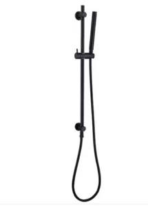 KPS91005B Kit de ducha de barra de pared de 1 spray con ducha de mano en negro mate B156 - Imagen 1 de 5