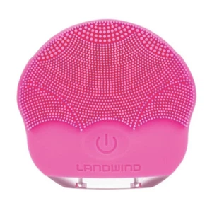 PINK Landwind mini Facial Cleansing Brush Massaging Vibrations USA Seller - Picture 1 of 7