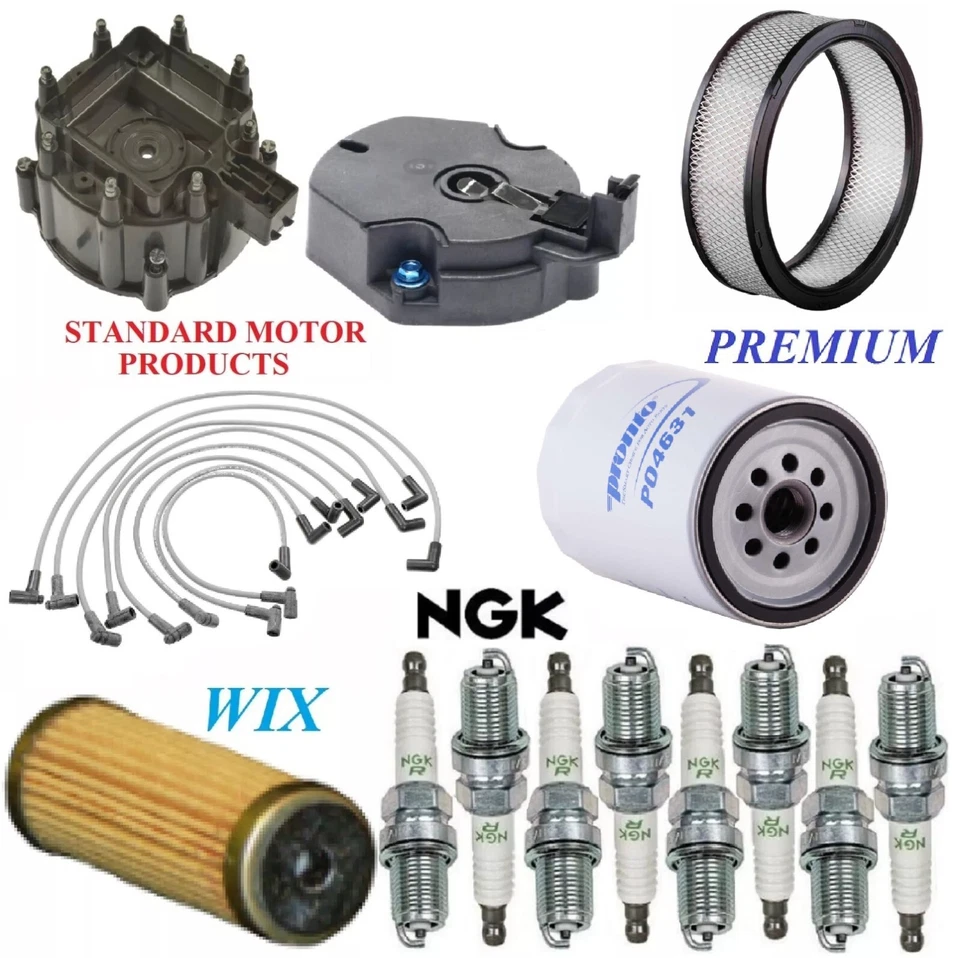 Kit de puesta a punto filtros de combustible de aceite bujías de cable para GMC P2500 V8 5,7 L 1985-1987 Foto 1 de 1