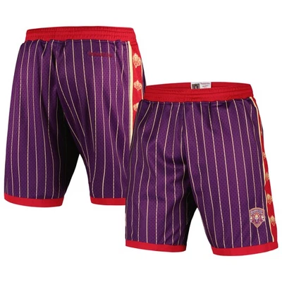 Men's Mitchell & Ness Purple Orlando City SC 10th Anniversary Mesh Shorts - Image 1 of 4