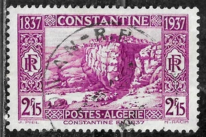 HICK GIRL- USED FRENCH ALGERIA STAMP   SC#116  1937  CONSTANTINE ISSUE    L911 - Picture 1 of 2