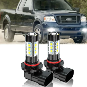 2x 9145 9140 LED Fog Light Bulbs For 1999-2019 Ford F150 6000K White - Picture 1 of 11