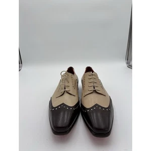 Zapatos para Hombres Emilio Franco Corda Lucido Pellame Vitelli Corteza Hechos en Italia NUEVOS 43 - Imagen 1 de 7