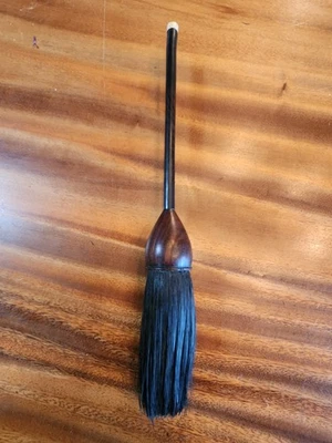 Cepillo de caligrafía antiguo chino Scholars Zitan Foto 1 de 4