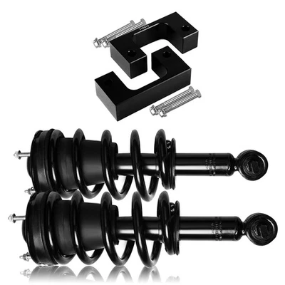 2" Front Leveling Lift Kit & Complete Struts For 07-13 Chevrolet Avalanche - Изображение 1 из 4