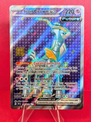 Pokemon TCG: Iron Crown ex # 191/162  SV05: Temporal Forces Future - Image 1 of 2