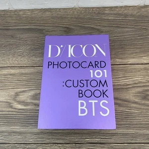 BTS DICON PHOTOCARD 101 CUSTOM BOOK 2018-2021 (includes all 101 photocards) - Picture 1 of 9