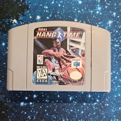 NBA Hangtime N64 Nintendo 64 1997 Authentic Cartridge - Image 1 of 3