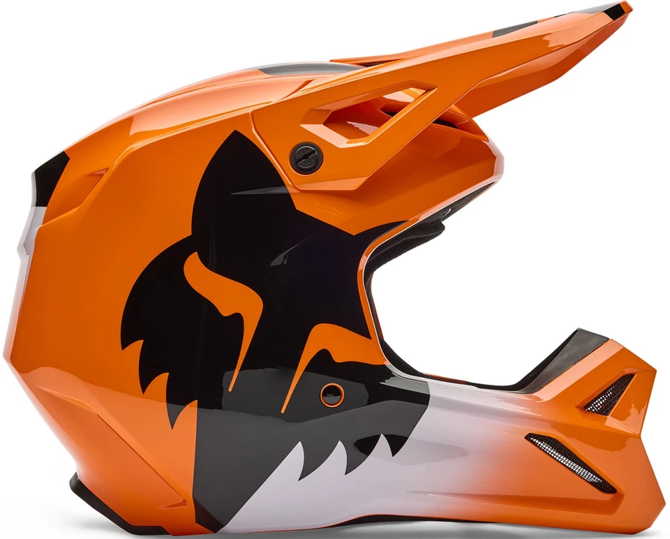 Fox Racing V1 防护头盔 - 摩托车 MX 全地形车越野自行车 UTV 摩托车 — 第 1/1 张图片