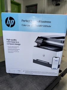 HP 3301SDW LaserJet Pro MFP Wireless Color Printer 499Q3F Toner Included - Picture 1 of 4