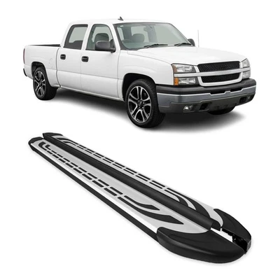Side Step for Chevrolet Silverado /GMC Sierra 1500 2500 3500 Crew Cab 2001-2019 - Image 1 of 4